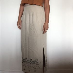Vintage silk skirt